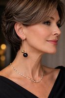 Ohrringe Dame in Gold OROR-89-198